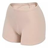 Short Íntimo Feminino Curto Anágua Calcinha Box Combinação Segunda Pele Proteção Combinete Mulheres Para Uso Debaixo De Saia E Vestido BR Alfa M Regular Nude 
