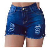 Short Jeans Feminino Hot Pants Cintura