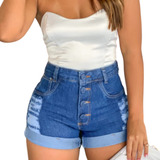 Short Jeans Feminino 