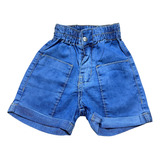 Short Jeans Infantil Feminino Bebê Menina