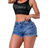 Short Jeans Modelo Bumbum