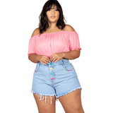 Short Jeans Plus Size