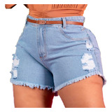 Short Jeans Plus Size Feminino Com