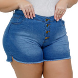 Short Jeans Plus Size Feminino Com