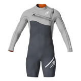 Short John Mormaii Chestzip Flexxxa Uv Suit 1mm Surf