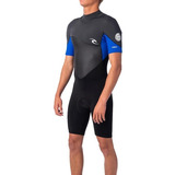 Short John Rip Curl omega back Zip 1 5mm Blue