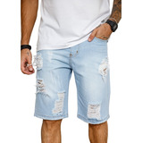 Short Masculino Bermuda Jeans