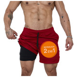 Short Masculino Camada Dupla