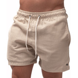Short Masculino Linho Cru