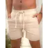 Short Masculino Mauricinho De Linho Cru Leve Slim Premium
