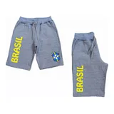 Short Moletom Bermuda Infantil
