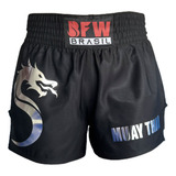 Short Muay Thai Bermuda Calção Modelo Tailandês Dragão