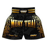 Short Muay Thai Bermuda Calção Tailandês