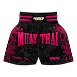 Short Muay Thai Bermuda Calção Tailandês Dragon Thai Innove