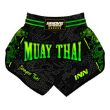 Short Muay Thai Bermuda Calção Tailandês