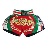 Short Muay Thai Estilo Tailandês Ockto Caveira Mexicana