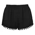 Short Pom Pom Roupa Plus Size Viscolycra Soltinho Feminino  