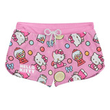 Short Praia Feminino Hello