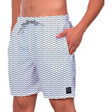 Short Praia Masculino Mauricinho Casual Bolsos Beach Tênis