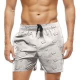 Short Praia Shorts Banho Verão Livros Desenho Leitura 1410