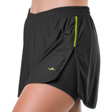 Short Saia Academia Beach Tennis Fitness Feminino Elite Dry