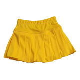 Short Saia Com Pregas Uniforme Infantil