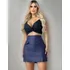 Short Saia Feminina Curta Couro Ecologico Fake Shortinho