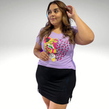 Short Saia Feminino Plus