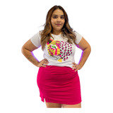 Short Saia Feminino Plus