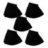 Short Saia Infantil Liso Uniforme Escolar Meninas Kit 5 Unid