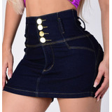 Short Saia Jeans Colecao