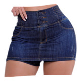 Short Saia Levanta Bumbum Estilo Oxtreet Vulccy blindy