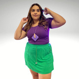 Short Saia Plus Size