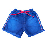 Short Shortinho Jeans Infantil Menina Blogueirinha