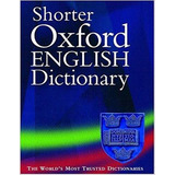 Shorter Oxford English Dictionary Hardback