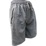 Shorts Bermuda Calça Masculina Academia Bolso Ziper