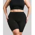 Shorts Bermuda Cinta Modeladora Sem Costura Plus Size