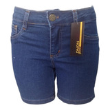 Shorts Bermuda Jeans Cintura Alta C