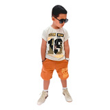Shorts Camisa Infantil Masculino