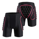 Shorts Com Proteção Quadril Feminino Para Patinação Esqui