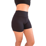 Shorts Curto De Hidroginástica Preto Academia Fitness
