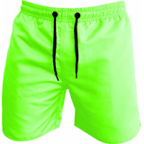 Shorts Elastano Bermuda Praia Academia Corrida Tecido Leve