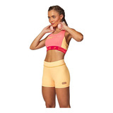 Shorts Fem Fitness Curto Mormaii Aurora Forrada Anti Odor