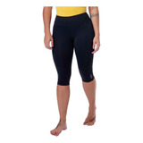 Shorts Feminino Bermuda Ciclista Cós Alto Academia Fitness