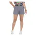 Shorts Feminino Cintura Alta Alfaiataria C  Cinto Couro Novo