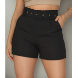 Shorts Feminino Cintura Alta