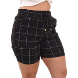 Shorts Feminino Cintura Alta