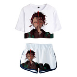 Shorts Femininos Demon Slayer