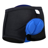 Shorts Gel Silicone 3d Coolmax Azul