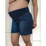 Shorts Gestante Gravida Jeans